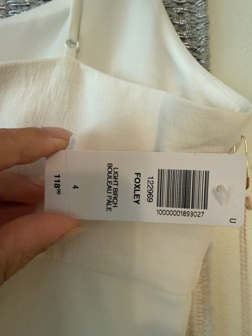 Aritzia Wilfred Cream Slip Dress with Thin Straps - Picture 6 of 6
